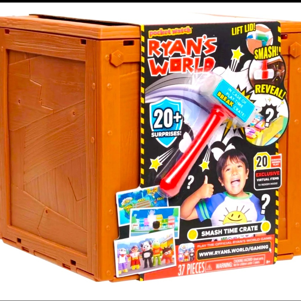Ryan's World Smash Time Crate Mystery Surprise
